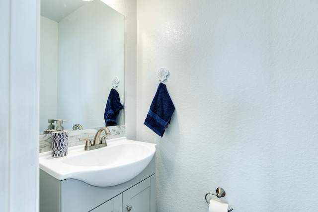 bathroom with large vanity