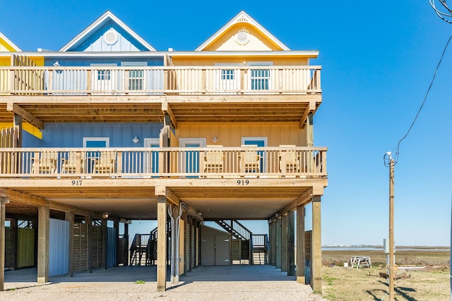 view of back of property