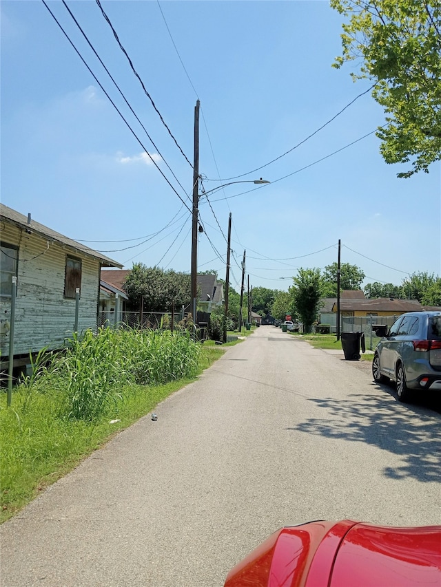 view of road