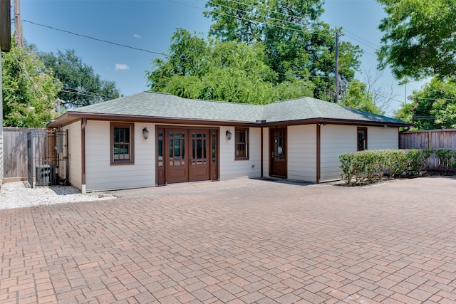 view of ranch-style home