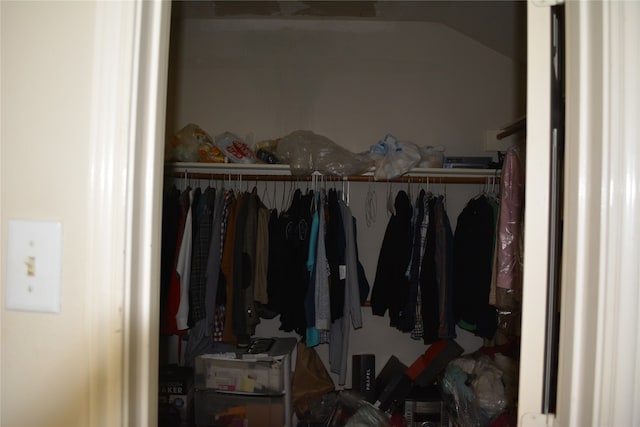 view of closet