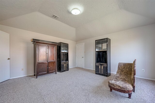 7635 Loro Linda Dr, Houston, TX 77083 - unfurnished room featuring visible vents, light colored carpet, a textured ceiling, and baseboards