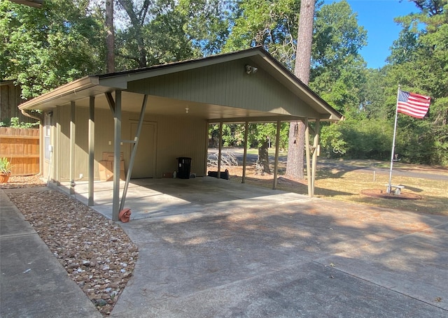 36 Corkwood Rd, Trinity, TX 75862 - view of car parking with concrete driveway and fence