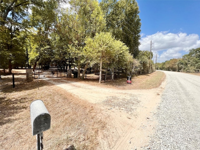 view of road