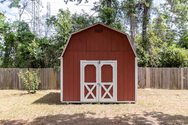 view of outbuilding