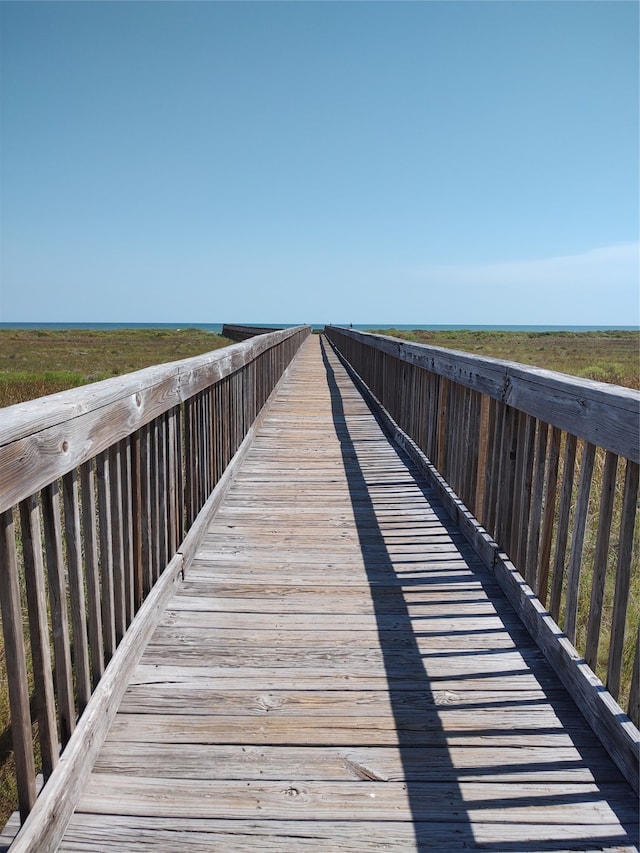 view of dock