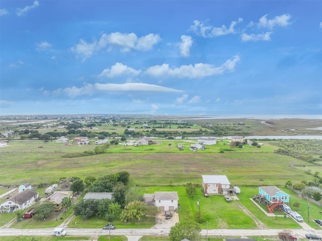 drone / aerial view with a rural view