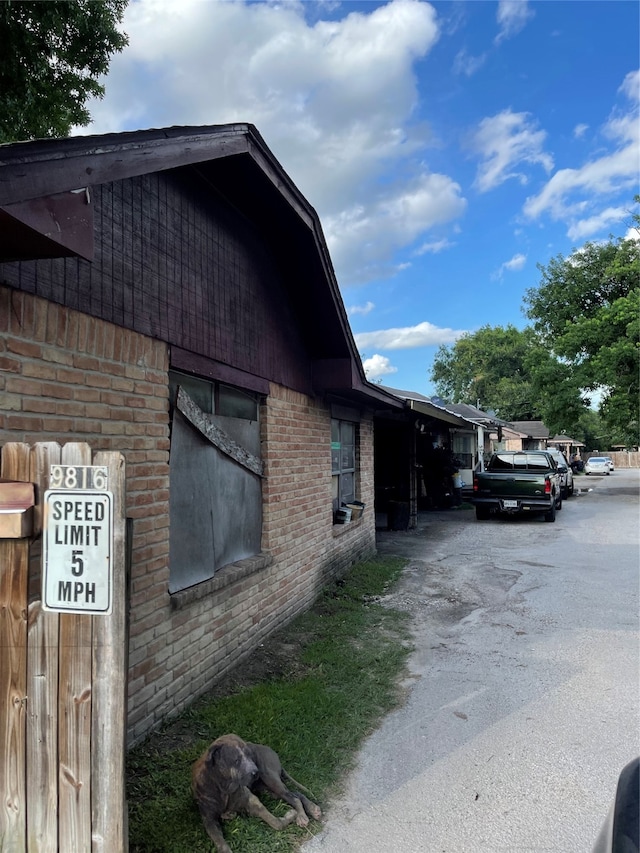 view of property exterior