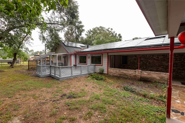 view of rear view of house