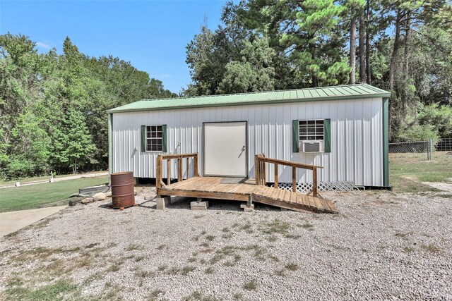 351 Trinity Dr, Trinity, TX 75862 - view of outbuilding with fence and an outbuilding
