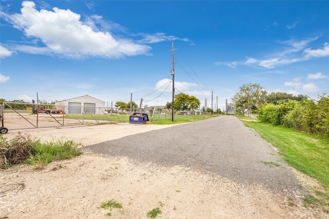 view of road