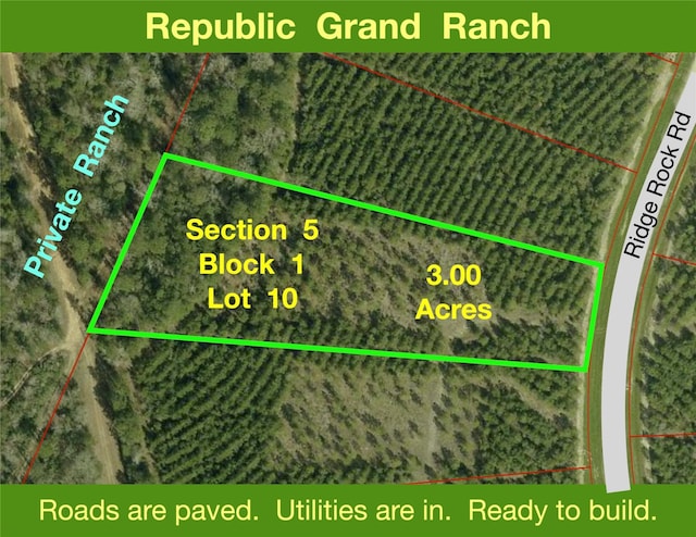 15705 Ridge Rock Rd, Willis TX, 77378 land for sale