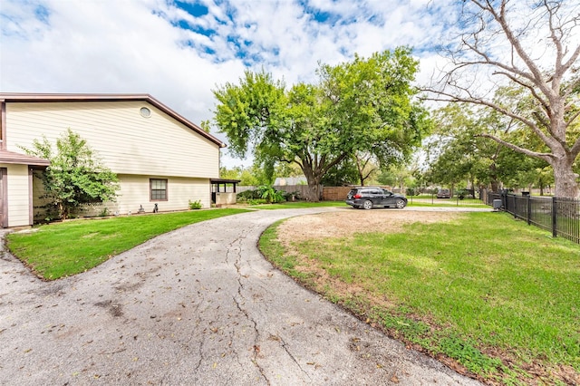 view of yard