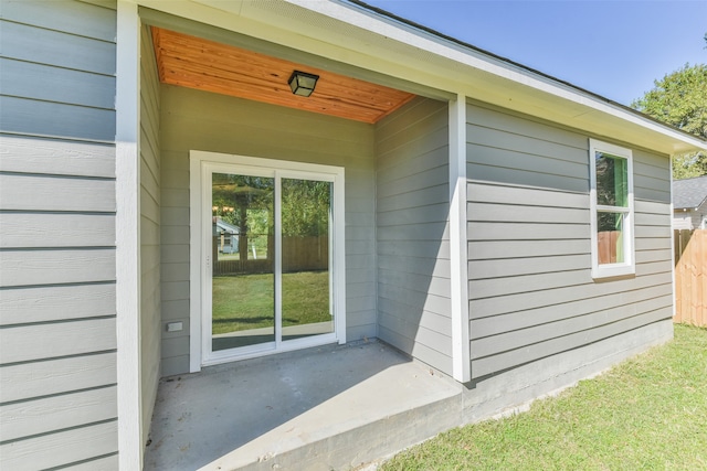 view of entrance to property