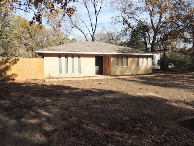 view of back of house