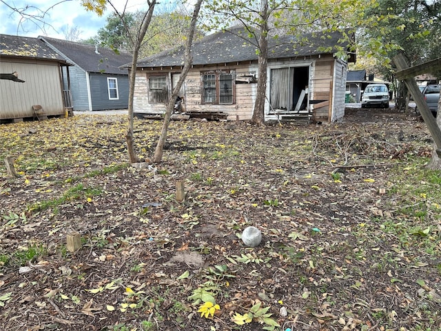 view of rear view of property