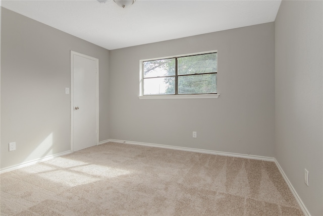 empty room with carpet floors