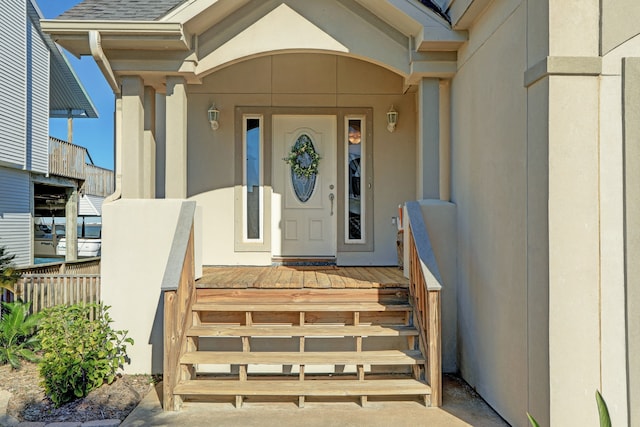 view of property entrance