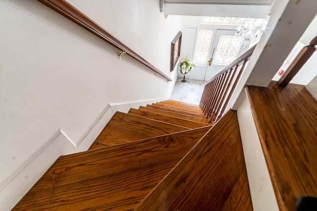 view of staircase