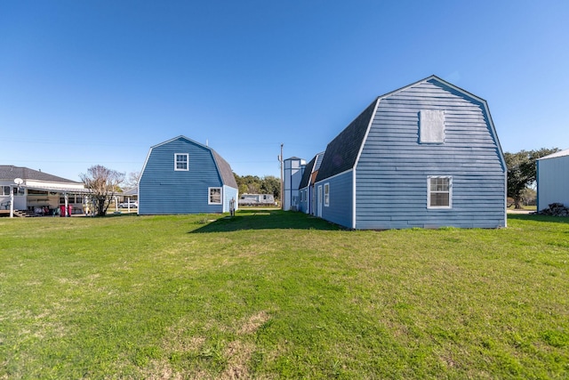 exterior space with a lawn