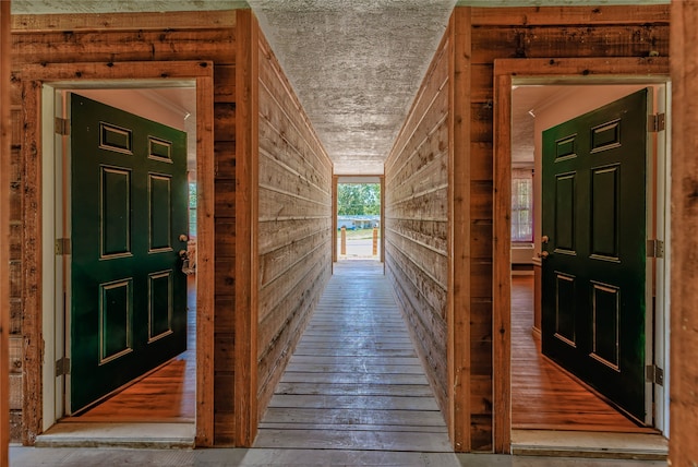 interior space with wood-type flooring