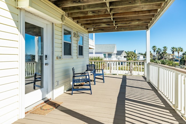 view of deck