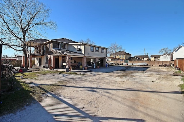 view of front of home