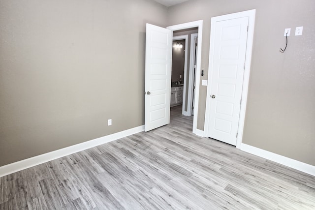 interior space featuring light hardwood / wood-style flooring