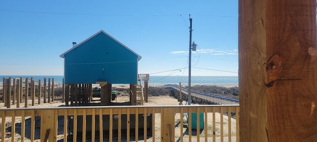 property's view of city with a water view