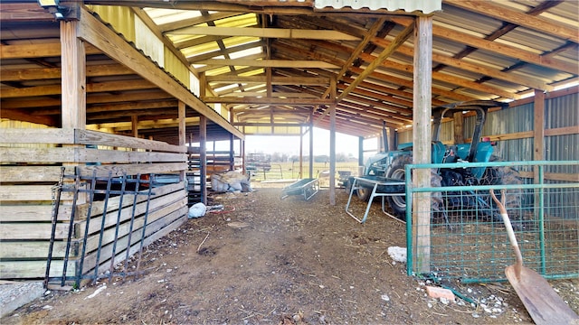 view of stable