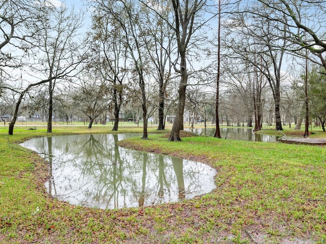 view of property view of water