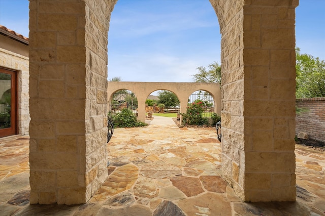 view of patio