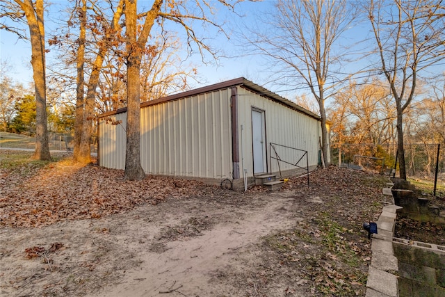 view of shed / structure