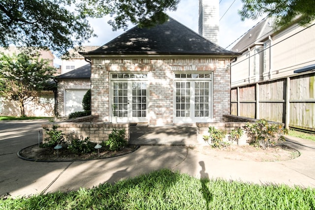 view of rear view of house