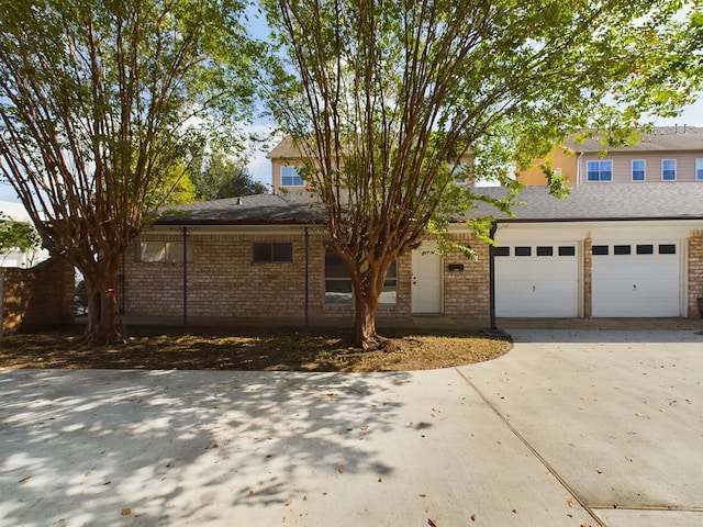 front of property featuring a garage