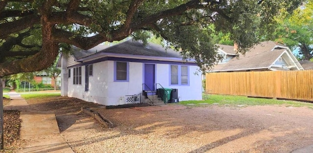 view of back of property