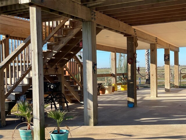 239 Heron St Unit Cr299, Sargent, TX 77414 - view of patio with stairs