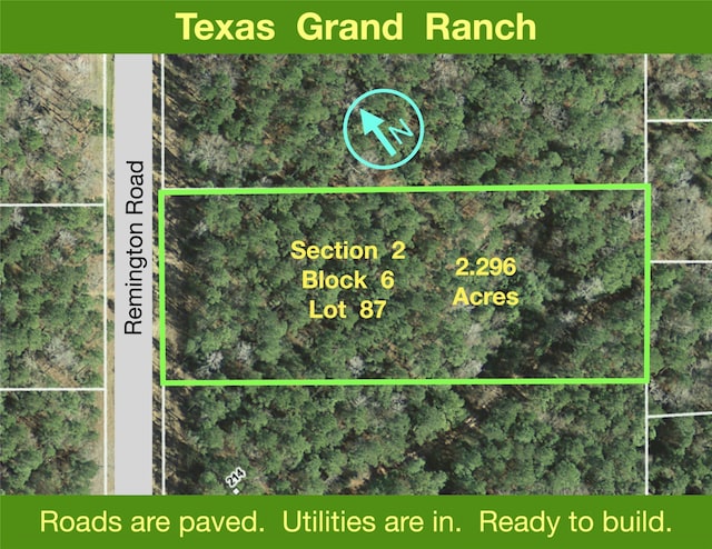 2-6-87 Remington Rd, Huntsville TX, 77340 land for sale