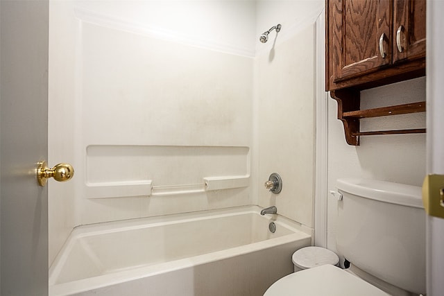 bathroom with  shower combination and toilet