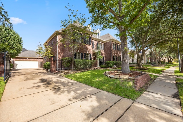 view of front of home featuring a front yard