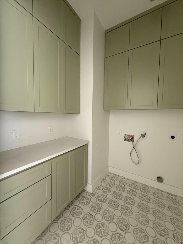 2723 Michaelangelo St, New Caney, TX 77357 - washroom with cabinet space and electric dryer hookup