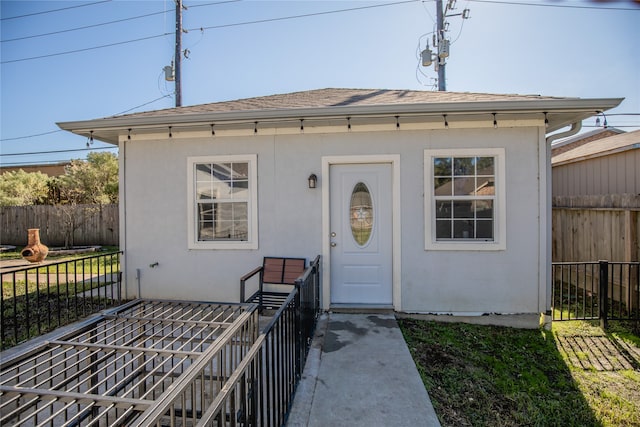 view of front of home