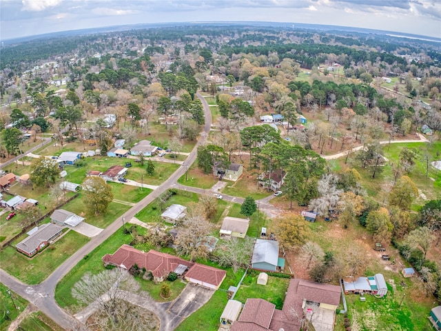 view of aerial view