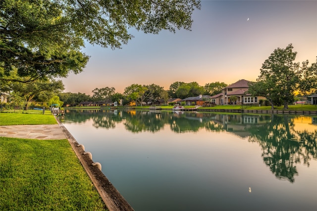 view of water view