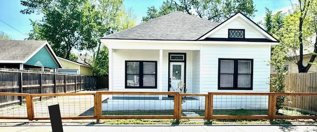 view of rear view of property