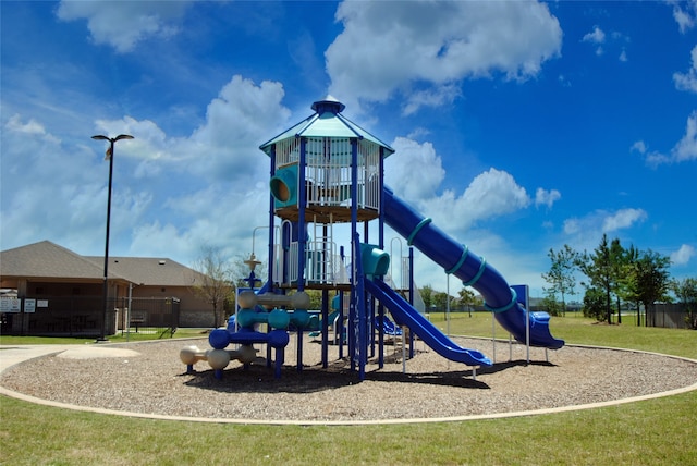 view of jungle gym