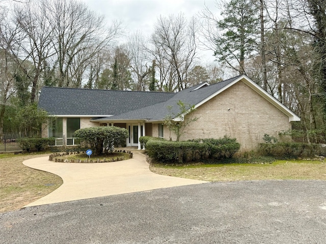 view of ranch-style house