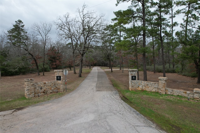 view of road