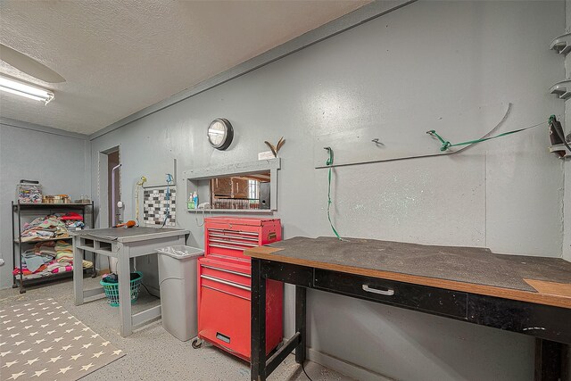 12320 Fm 1764th Rd, Santa Fe, TX 77510 - misc room with a workshop area