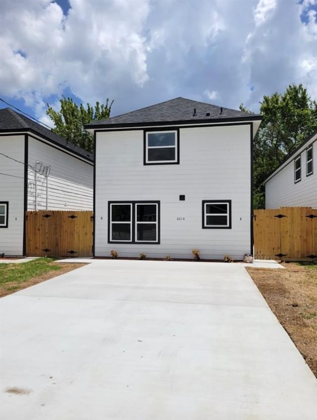 view of rear view of property